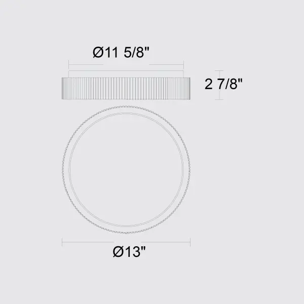 Channel 13" Flush Mount - Image 19