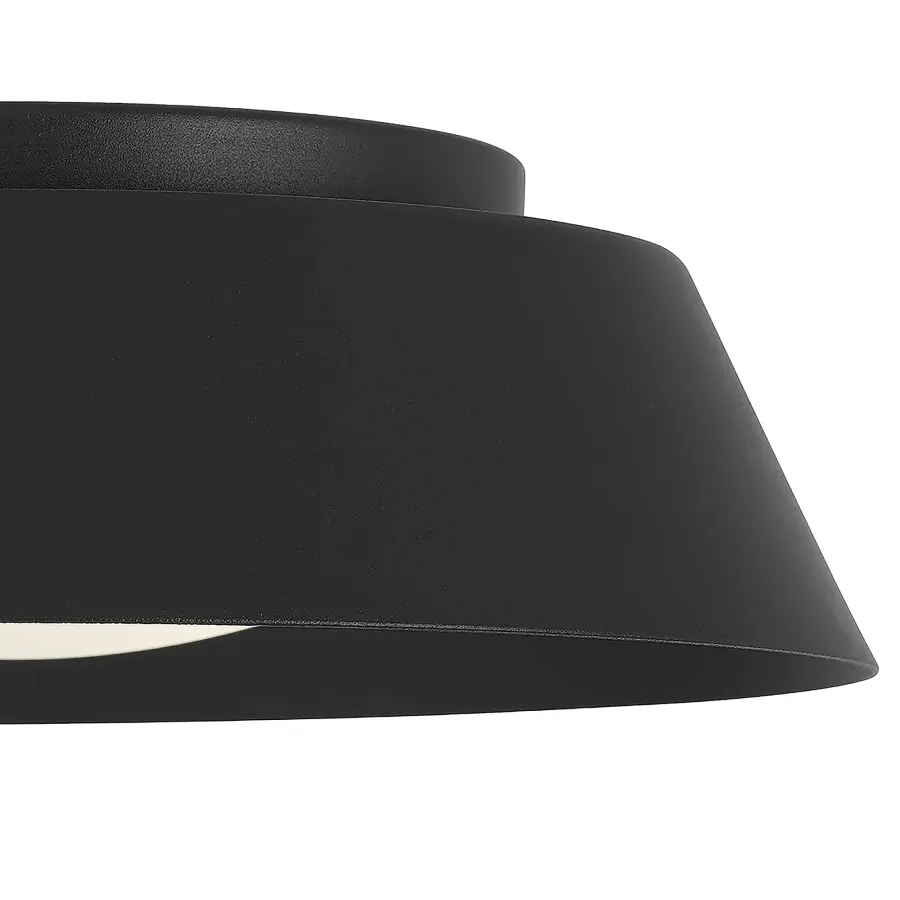 Pez 11" Flush Mount in Sand Black - Image 19