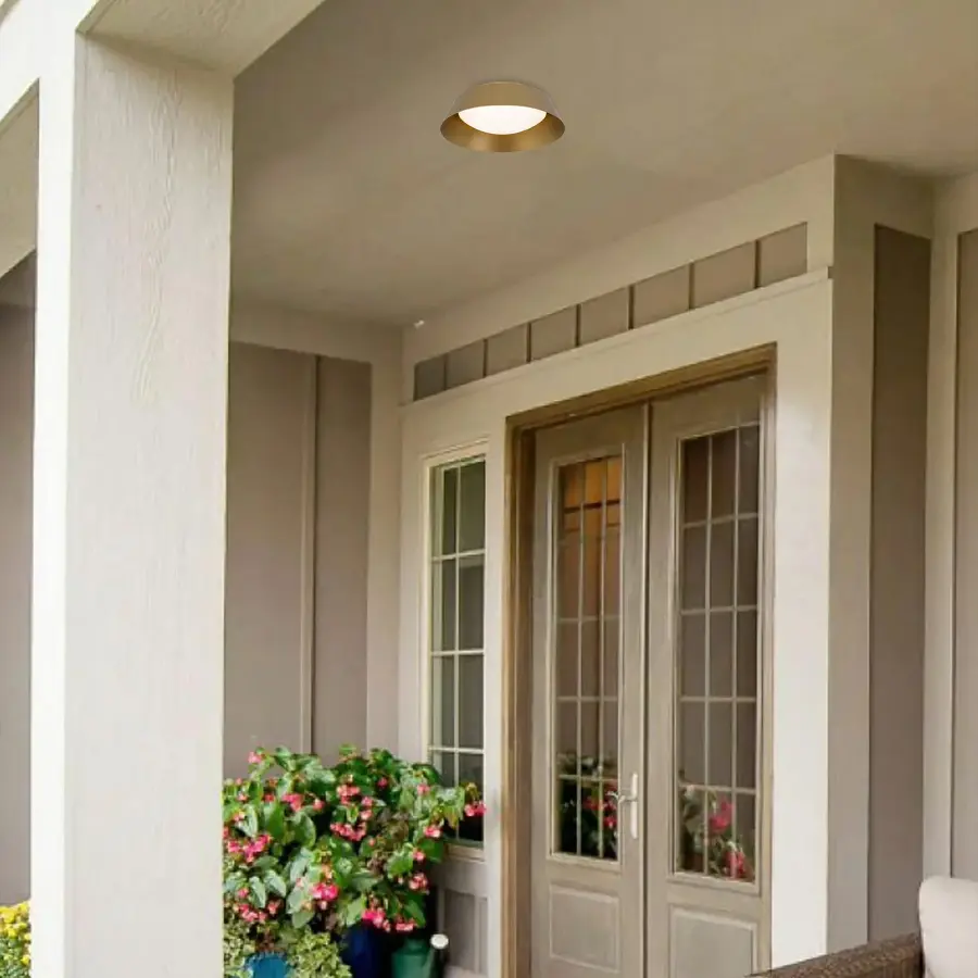 Pez 11" Flush Mount in Sand Black - Image 3
