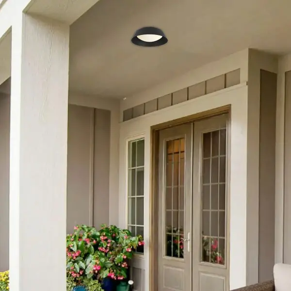 Pez 11" Flush Mount in Sand Black - Image 10