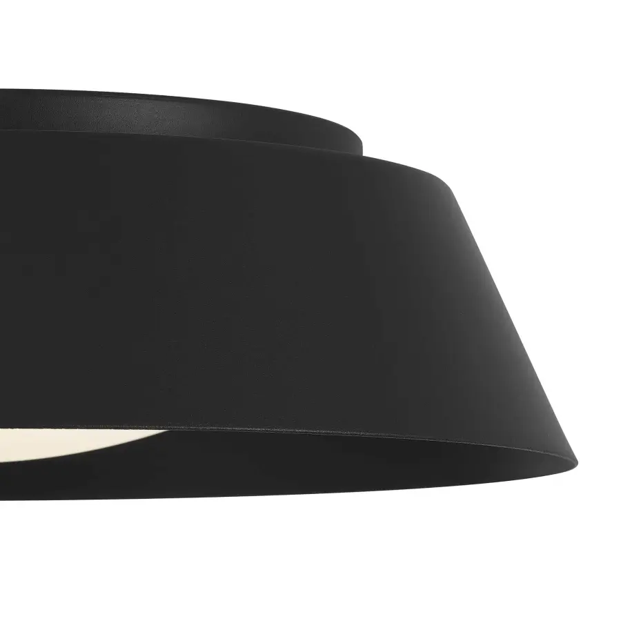 Pez 15" Flush Mount in Sand Black - Image 9