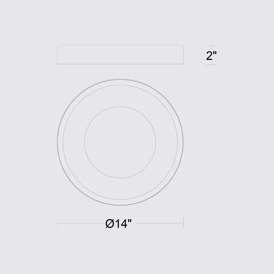 Versatile LED Flush Mount with Customizable Color Temperature - Image 15