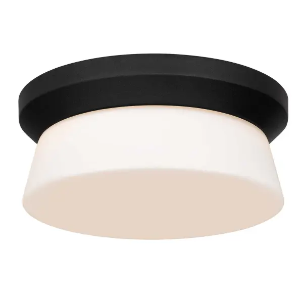 Skirt 11" Flush Mount in Sand Black - Image 1