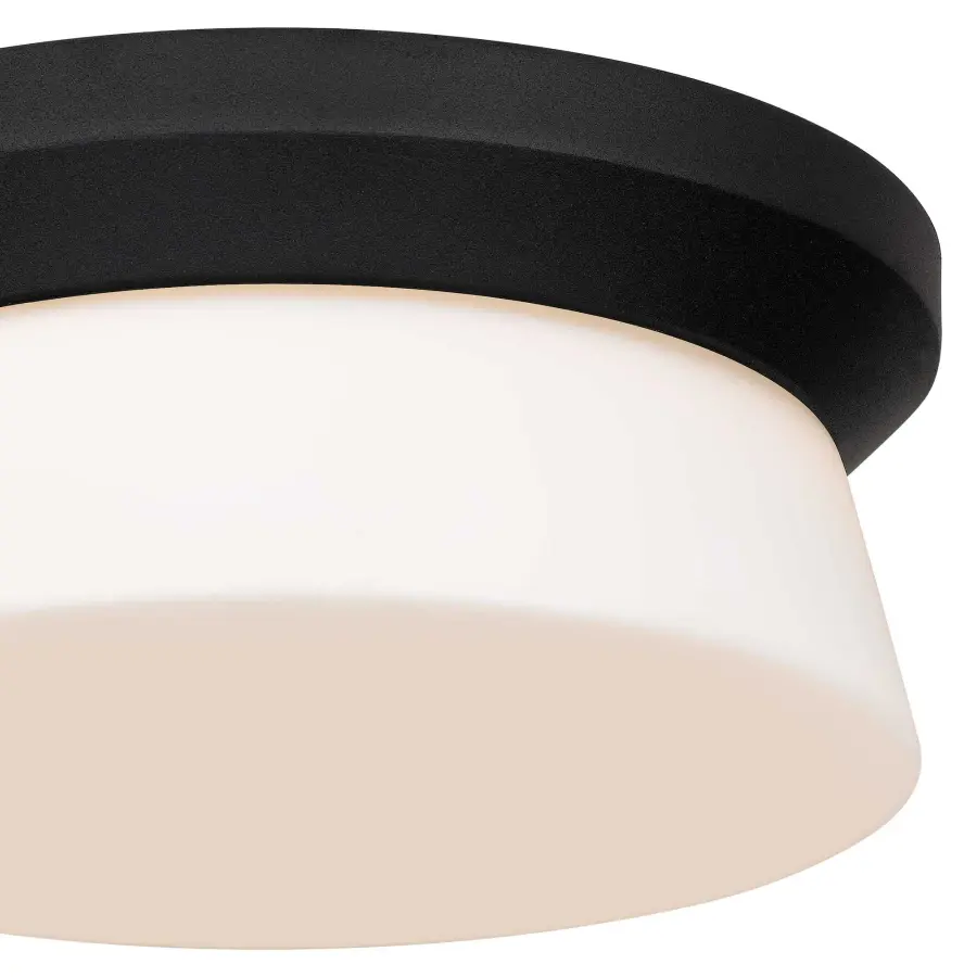 Skirt 11" Flush Mount in Sand Black - Image 3