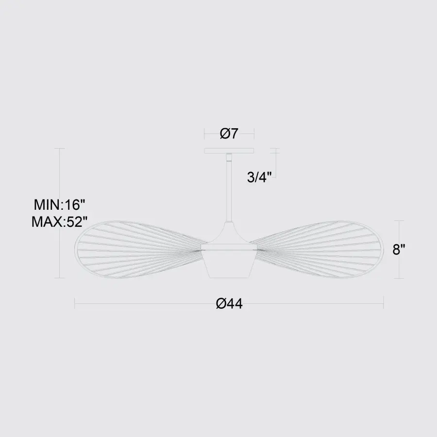 New Wave 44" LED Pendant - Image 11