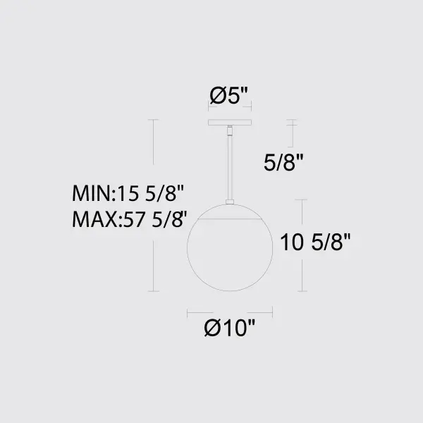 Rondure 10" LED Pendant - Image 8