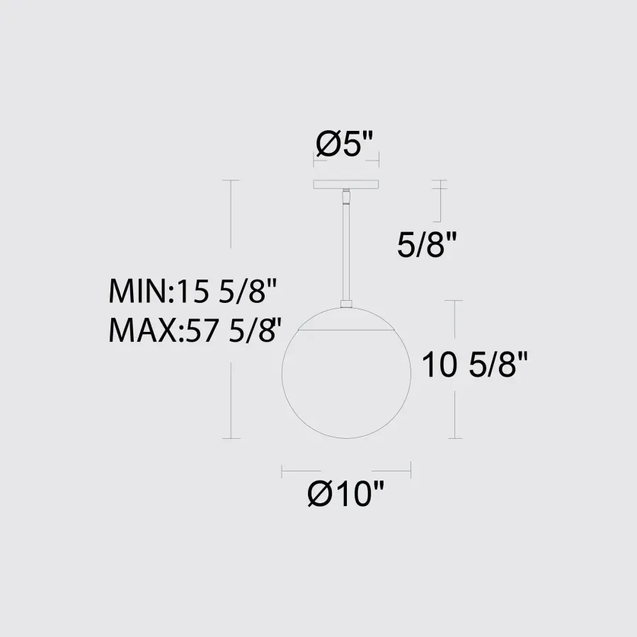 Rondure 10" LED Pendant - Image 8