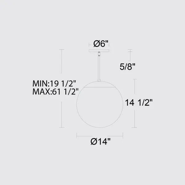 Rondure 14" LED Pendant - Image 8