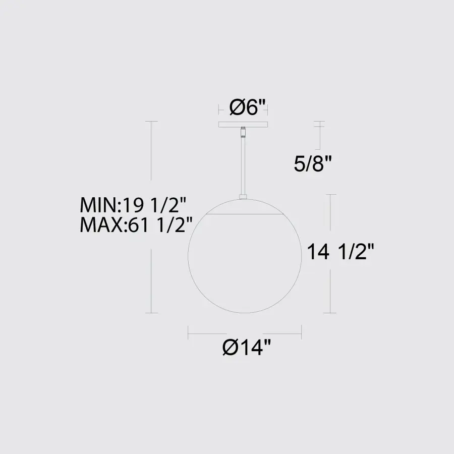 Rondure 14" LED Pendant - Image 8
