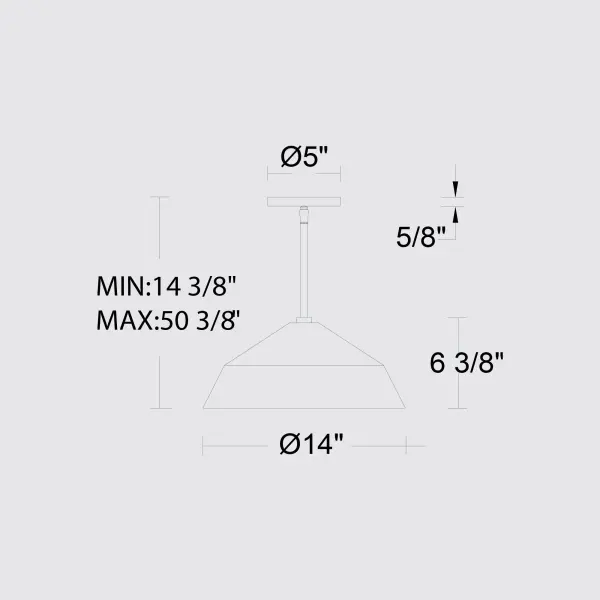 Nin 14" LED Pendant - Image 7