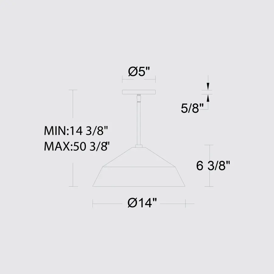 Nin 14" LED Pendant - Image 7