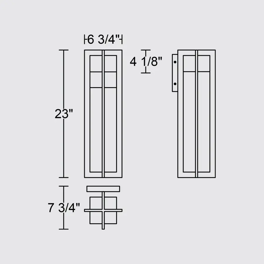 Architectural LED Wall Sconce with Customizable Lighting & Wet Rating - Image 7