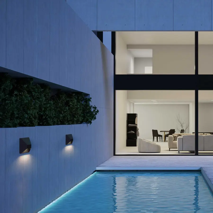 ADA-Compliant LED Wall Sconce with Customizable Color Temperature - Image 2