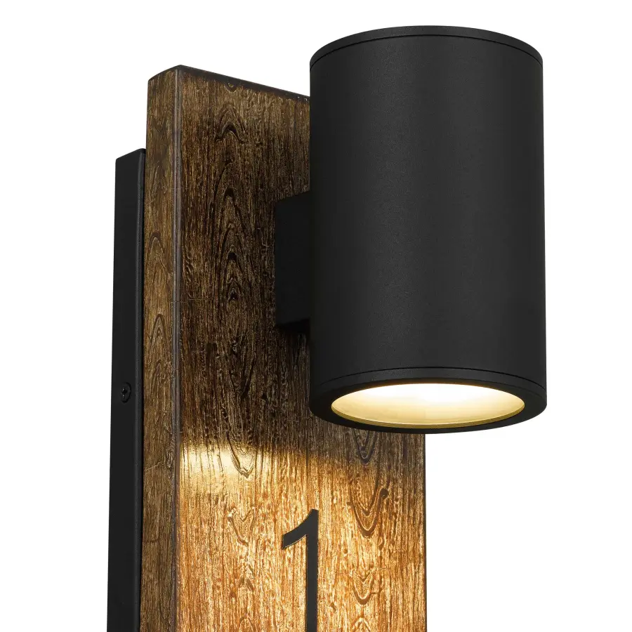 Woodone Outdoor LED Wall Sconce with Address Numbers - Image 6