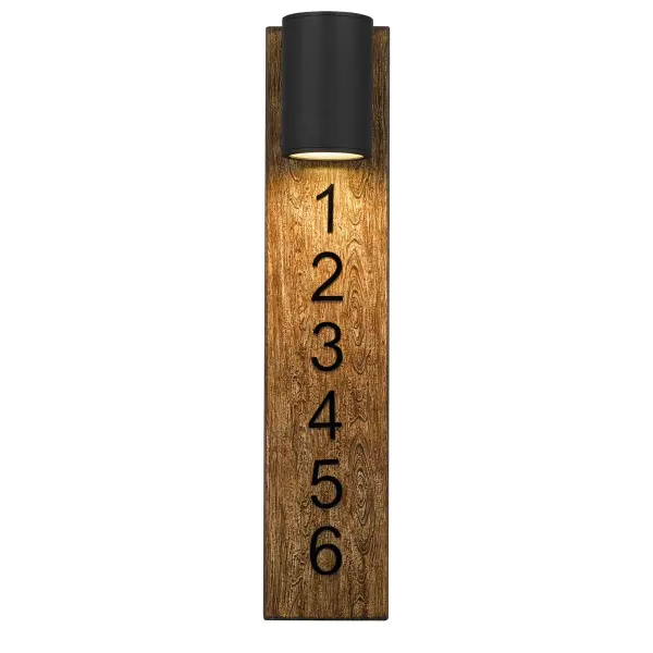 Woodone Outdoor LED Wall Sconce with Address Numbers - Image 7