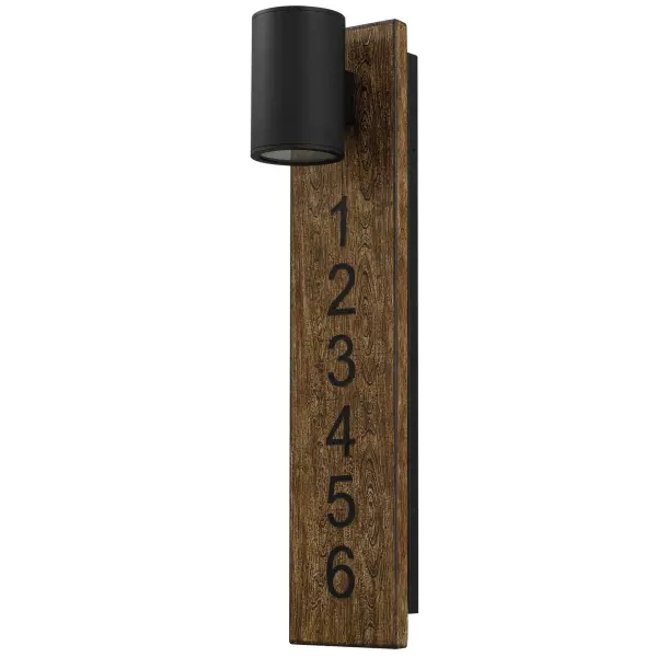 Woodone Outdoor LED Wall Sconce with Address Numbers - Image 8