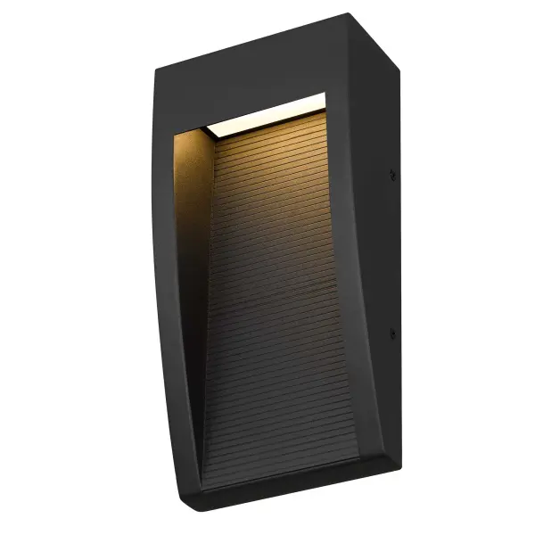 The Taper LED Wall Sconce combines graceful curves with clean architectural lines for modern sophistication. Features 3-CCT dimmable control, ADA compliance, and dark sky friendly certification for versatile outdoor illumination.