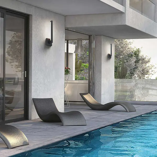 Modern ADA-Compliant LED Sconce for Indoor & Outdoor Use - Image 2