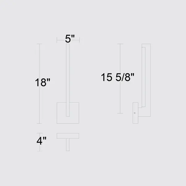 Modern ADA-Compliant LED Sconce for Indoor & Outdoor Use - Image 7