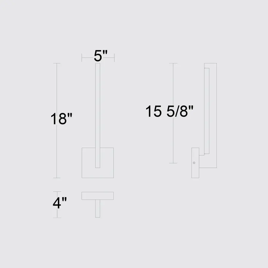 Modern ADA-Compliant LED Sconce for Indoor & Outdoor Use - Image 7