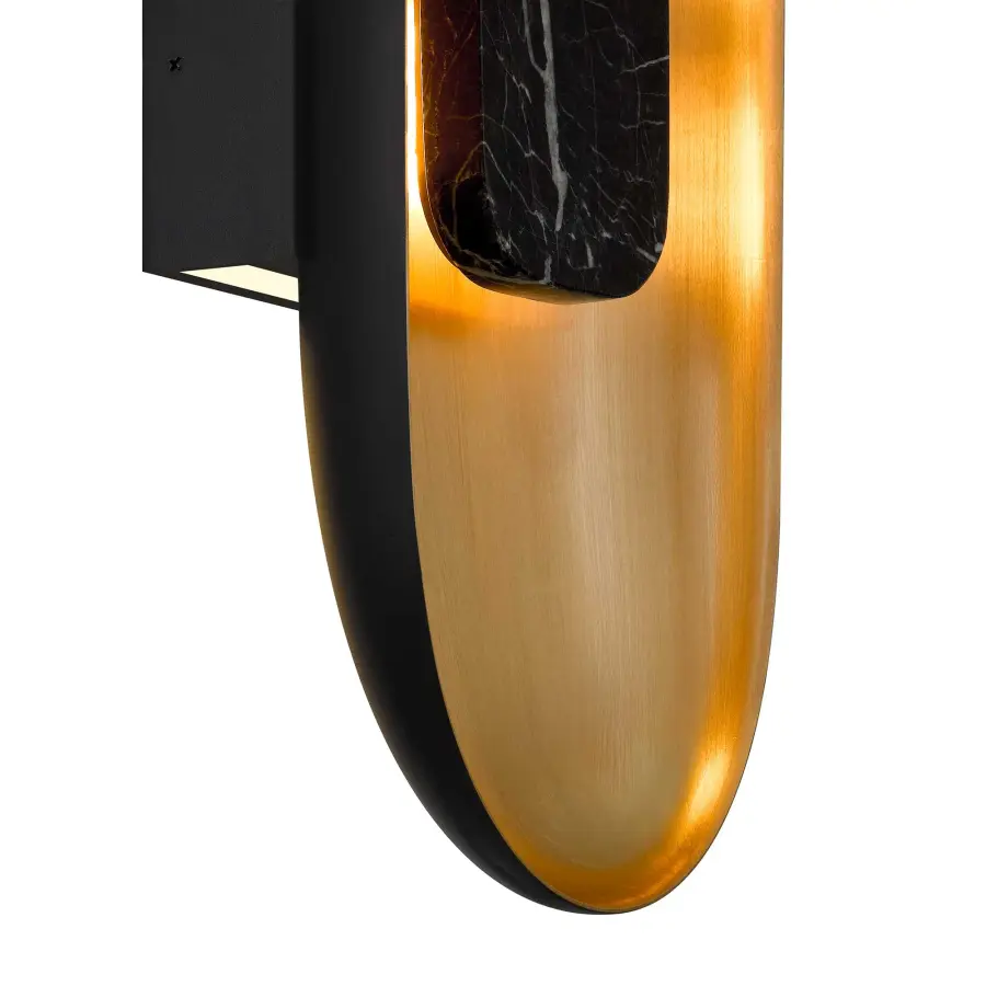 Elegant Marble & Metal Sconce with ADA Compliance - Image 17