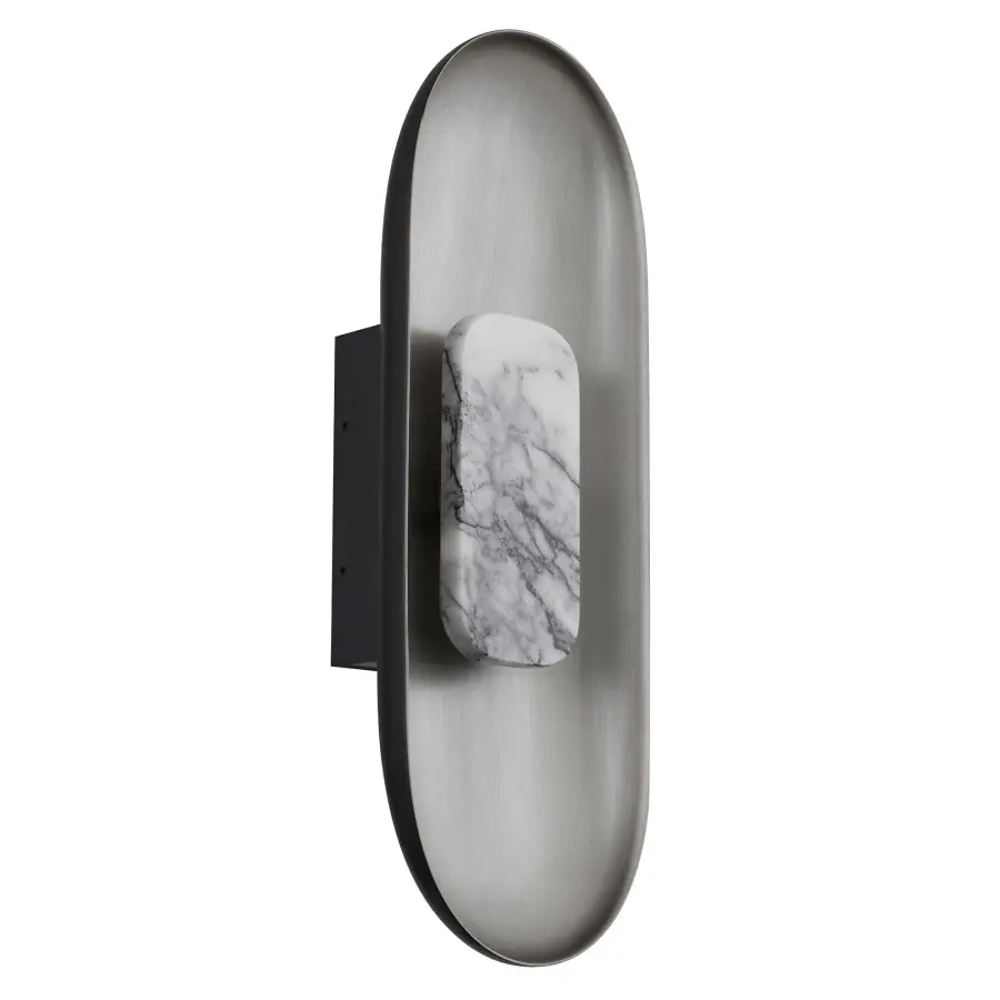 Elegant Marble & Metal Sconce with ADA Compliance - Image 6