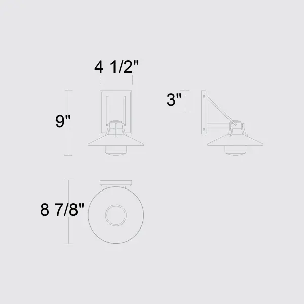 Artisan-Crafted Outdoor Sconce with Customizable LED Lighting - Image 7