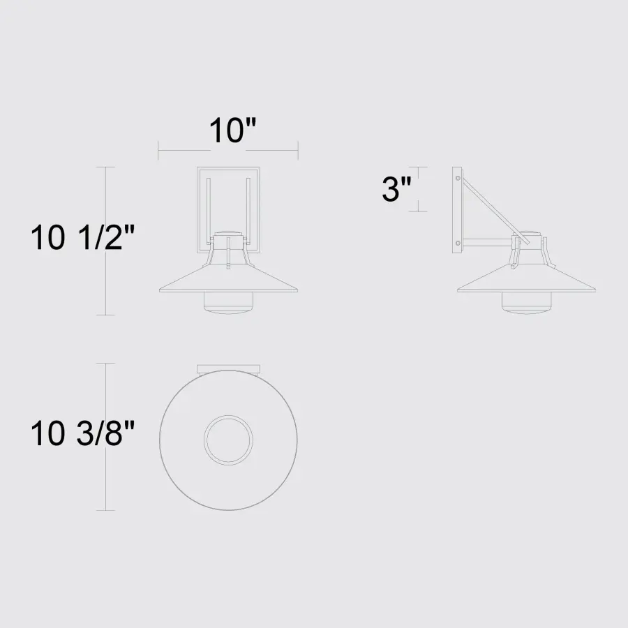 Artisan-Crafted Outdoor Sconce with Customizable LED Lighting - Image 6