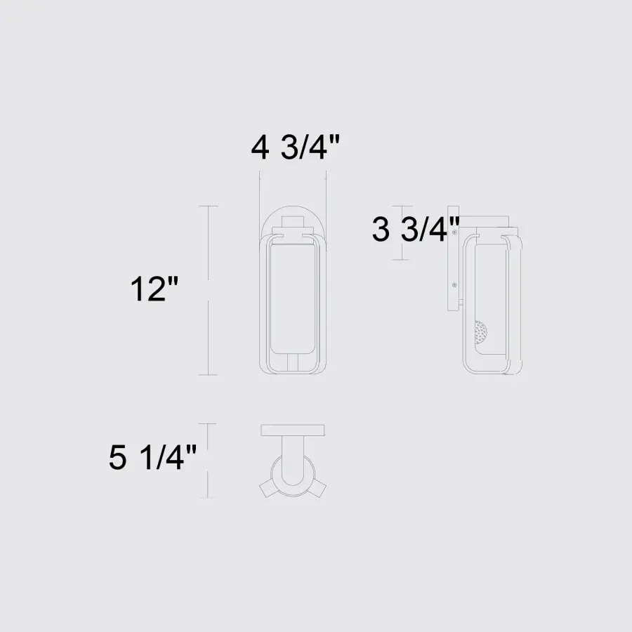 Clover 12" Outdoor Wall Sconce - Image 7