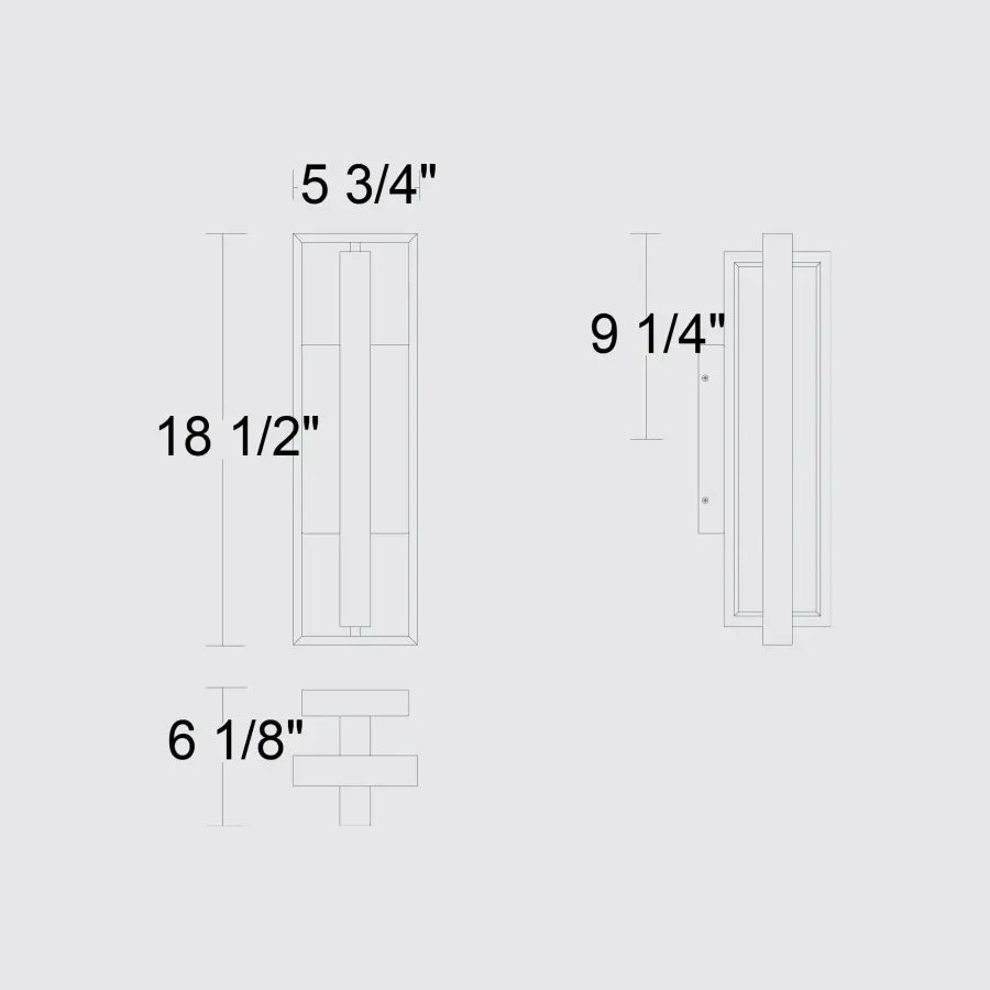 In & Out 18.5" Outdoor Wall Sconce - Image 6