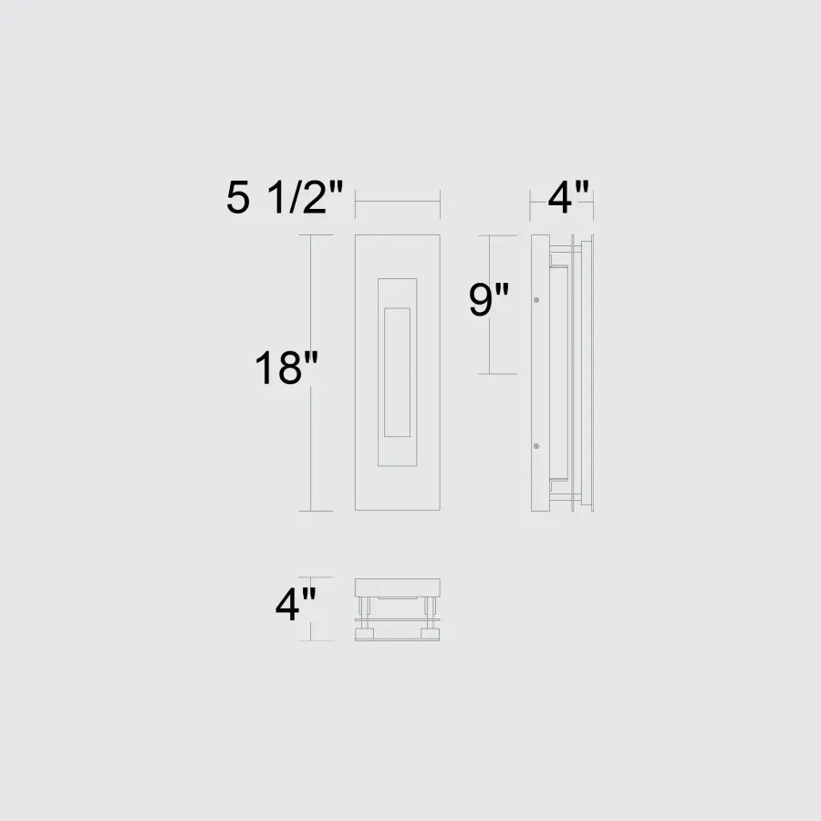 Sophisticated Layered Design with Warm Brass Accent for Indoor/Outdoor Use - Image 8