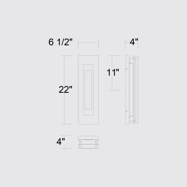 Sophisticated Layered Design with Warm Brass Accent - Image 8