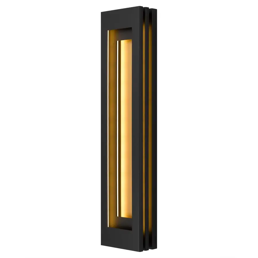 Striking Architectural Wall Sconce with Layered Light Design - Image 1