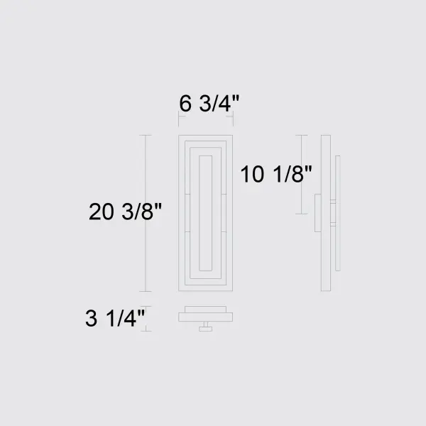 Striking Two-Tone LED Wall Sconce with Customizable Lighting - Image 11