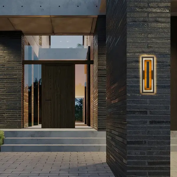 Striking Two-Tone LED Wall Sconce with Customizable Lighting - Image 4