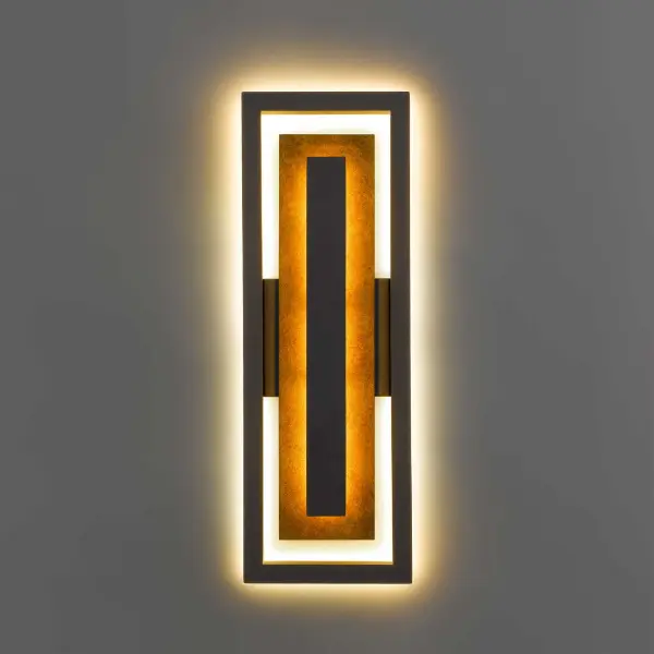Striking Two-Tone LED Wall Sconce with Customizable Lighting - Image 6