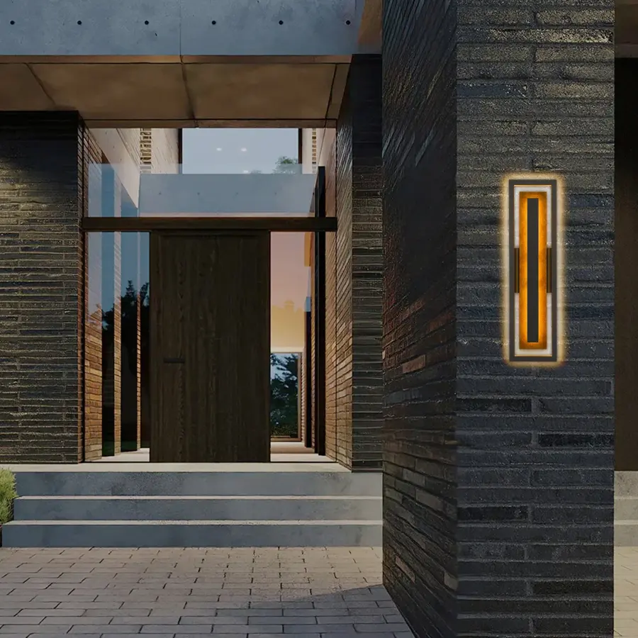 Striking Two-Tone LED Wall Sconce with Customizable Lighting - Image 4