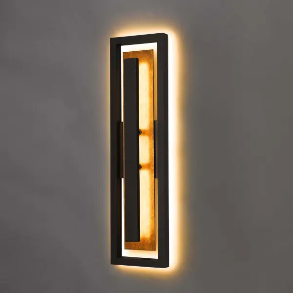 Striking Two-Tone LED Wall Sconce with Customizable Lighting - Image 8