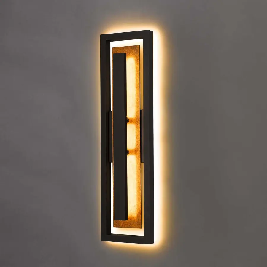 Striking Two-Tone LED Wall Sconce with Customizable Lighting - Image 8