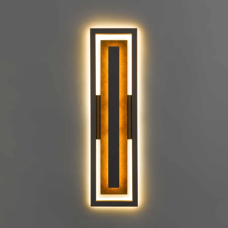 Striking Two-Tone LED Wall Sconce with Customizable Lighting - Image 9