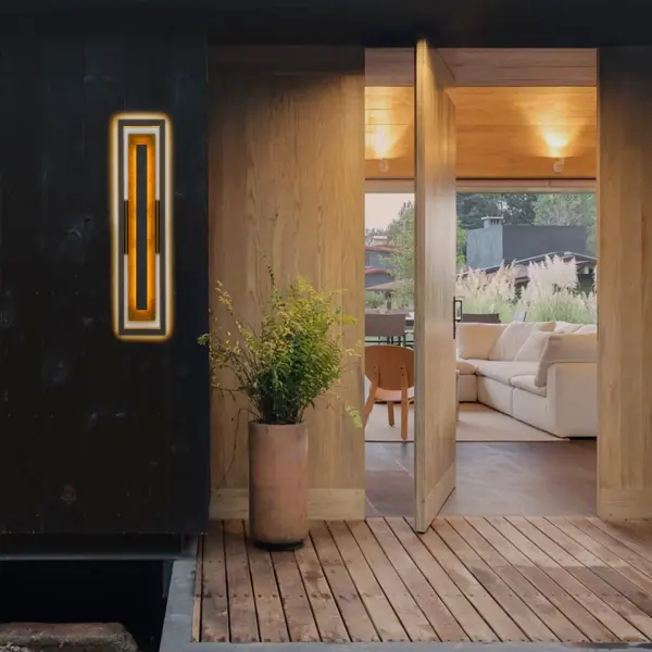 Striking Contemporary LED Wall Sconce with Customizable Lighting - Image 3