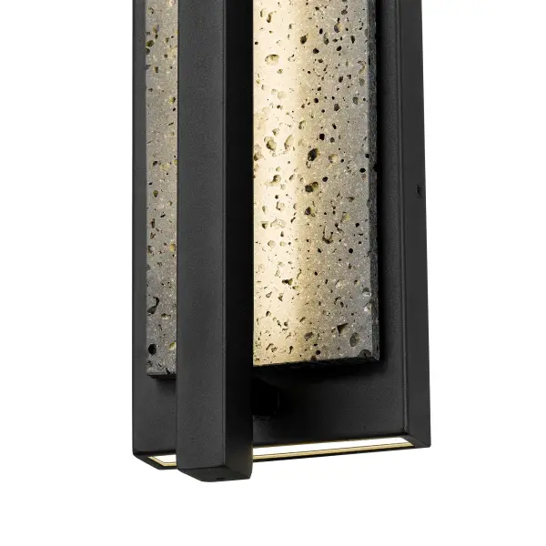 Sophisticated Natural Stone & Metal Outdoor Sconce with Smart Lighting - Image 6