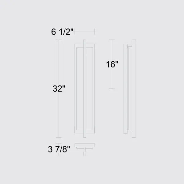 Dakota 32" Outdoor Wall Sconce - Image 10