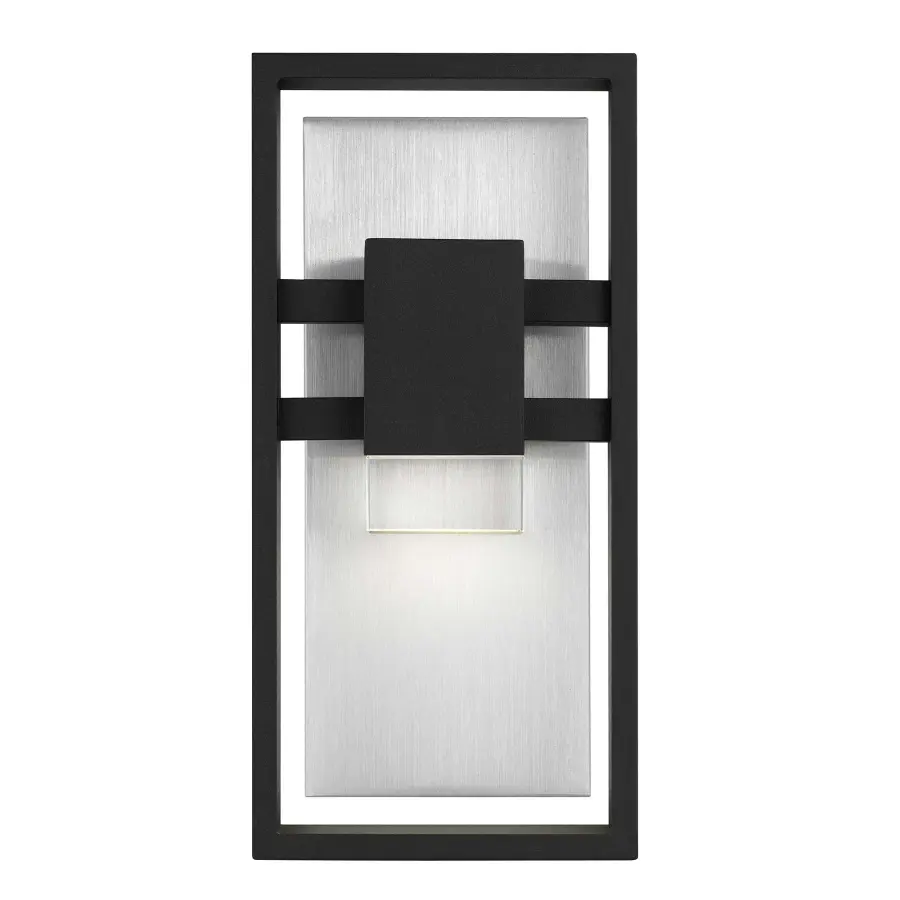 Bold Modern Sconce with Crystal Accents for Indoor & Outdoor Spaces - Image 3