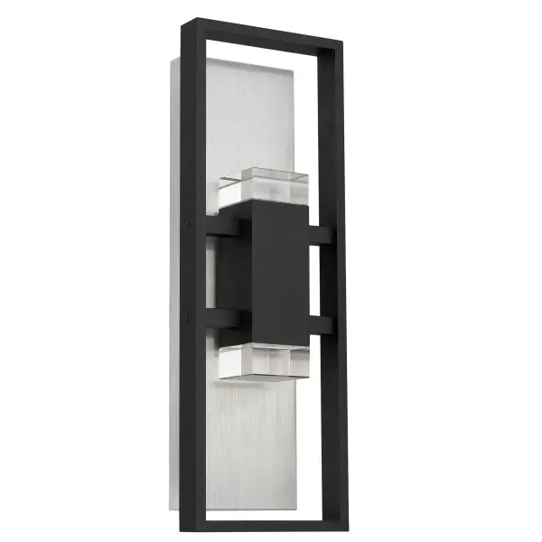 Striking Modern Outdoor Sconce with Crystal Accents and Smart Features - Image 1