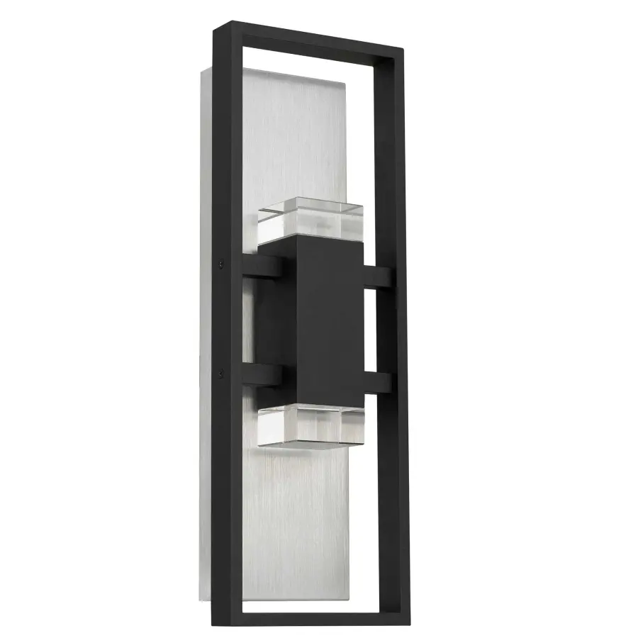 Striking Modern Outdoor Sconce with Crystal Accents and Smart Features - Image 1