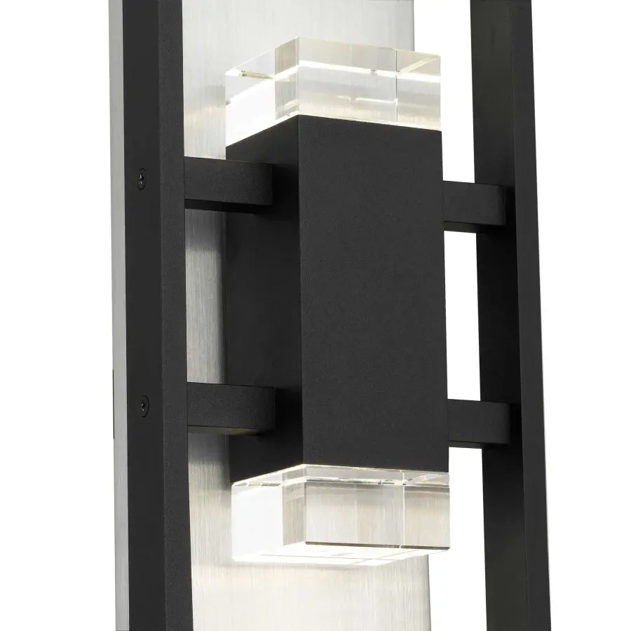 Sophisticated Outdoor Sconce with Crystal Accents and Smart Lighting - Image 6