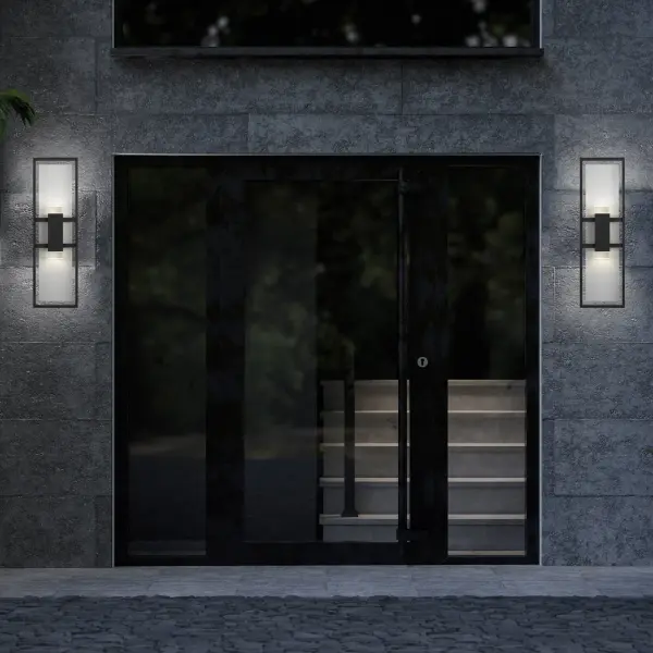 Sophisticated Outdoor Sconce with Crystal Accents and Smart Lighting - Image 10