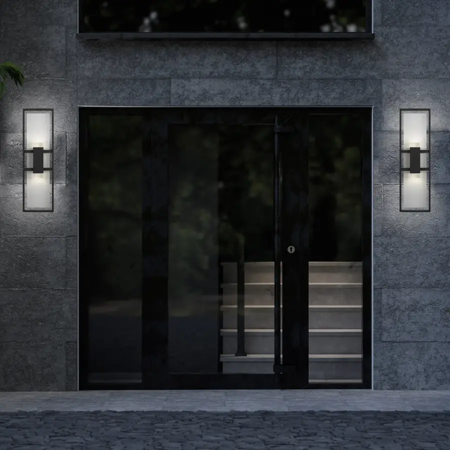 Sophisticated Outdoor Sconce with Crystal Accents and Smart Lighting - Image 10