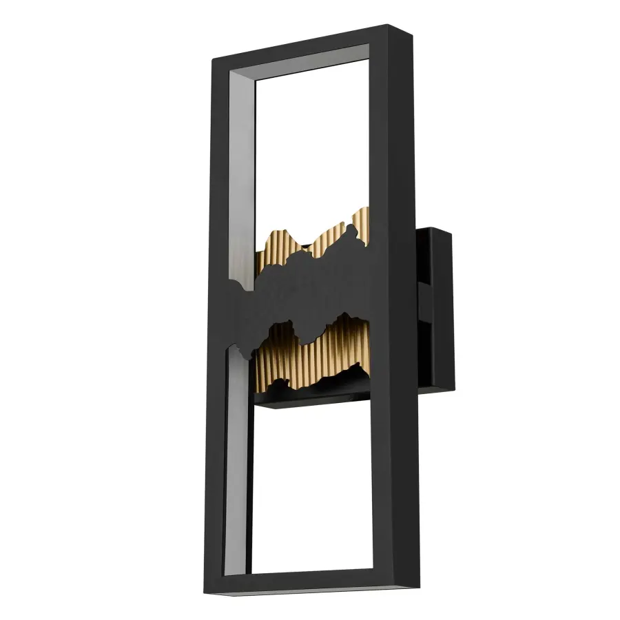 Modern Outdoor Sconce with Artistic Sunrise Design & Smart Features - Image 2